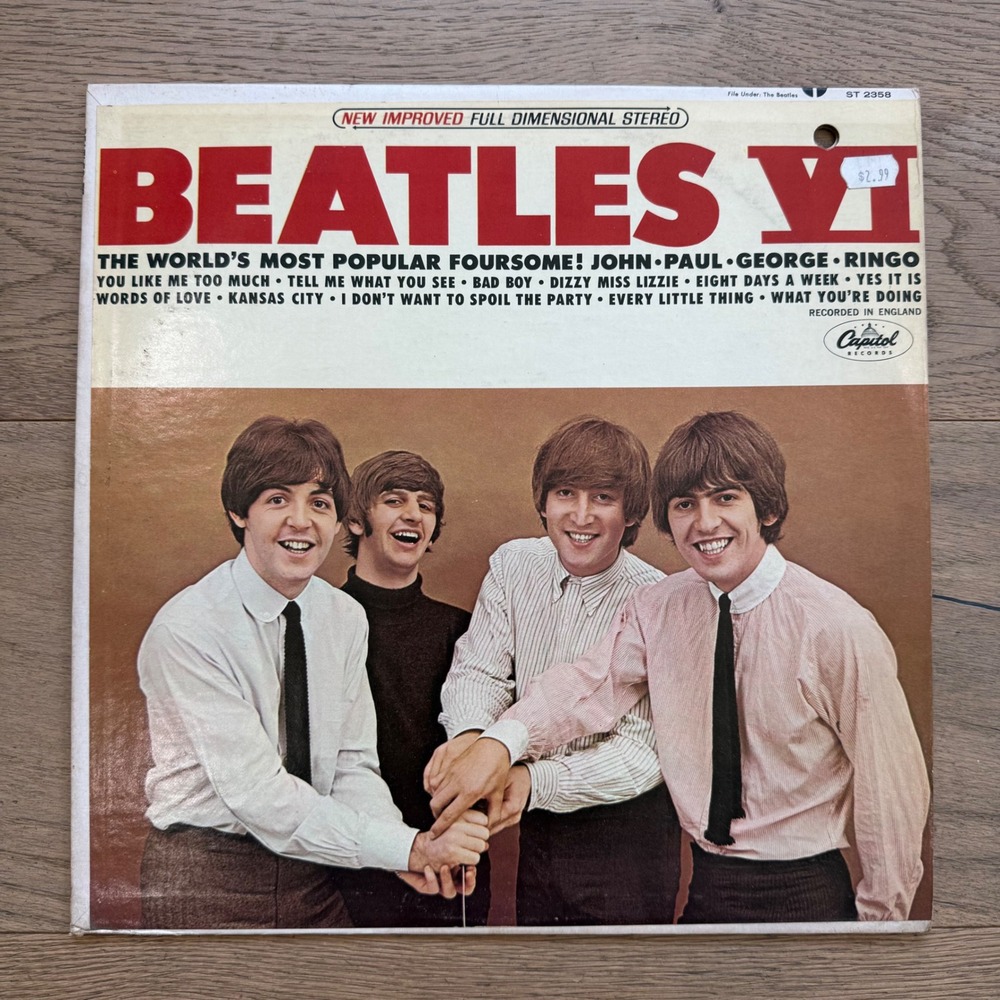 The Beatles VI Vinyl LP Capitol ST 2358 Stereo Eight Days A Week 1965 Record